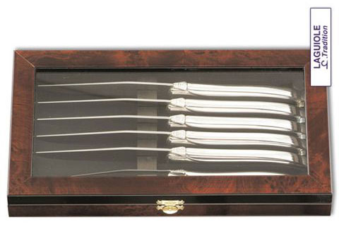 Laguiole 5 etoiles stainless knifes - Laguiole 5 étoiles couteaux inox 6pcs                                             