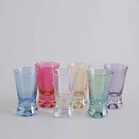 Colored shot glass - Liqueur multicolores irrisés 6pcs