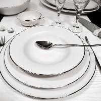 Ballet Platine: 12 soupes 23cm, 24 plates 28cm, 24 dessert 22cm                                                         