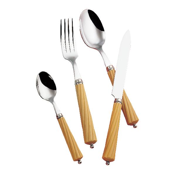 111 Oregon buis: 12 knifes, 12 forks, 12 spoons (big), 12 knifes, 12 forks, 12 spoons (dessert), 12 tea spoons- 84pcs