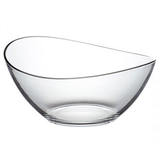 111 Salad bowl Papaya 29cm - Saladier rond irrégulier 29cm Papaya