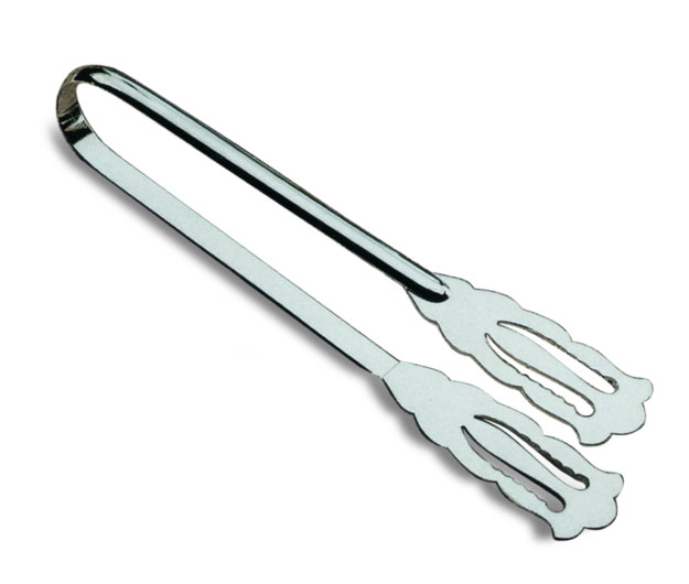 Silver plated cake tongs - Pince à gateau argentée 26cm                                                                 